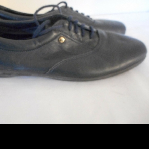 Easy Spirit Motion navy blue leather oxfords flats - Picture 2 of 7